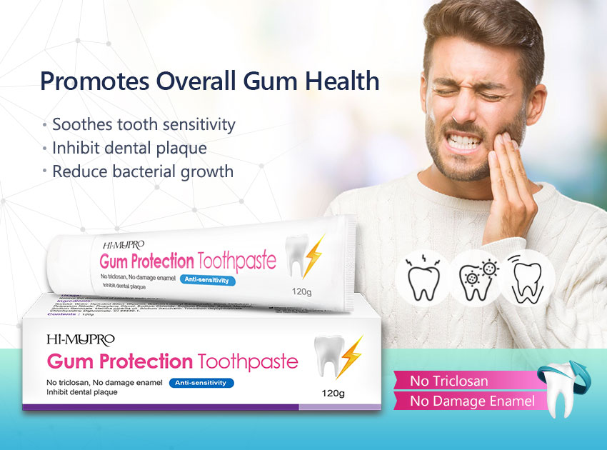 Creme dental para proteção das gengivas