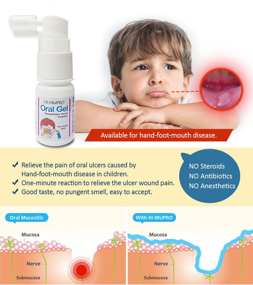 Oral Wound Rinse Spray