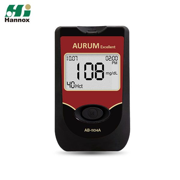 جهاز قياس نسبة السكر في الدم ومجموعة Hct (AURUM ممتاز)